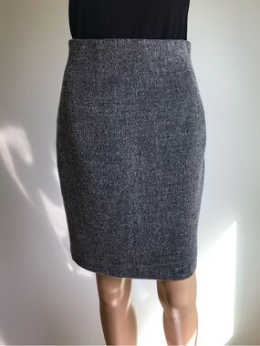 EUC Cache tweed wool pencil skirt
